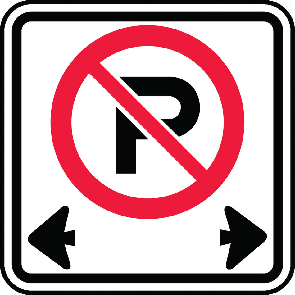 No Parking Sign - SAX494