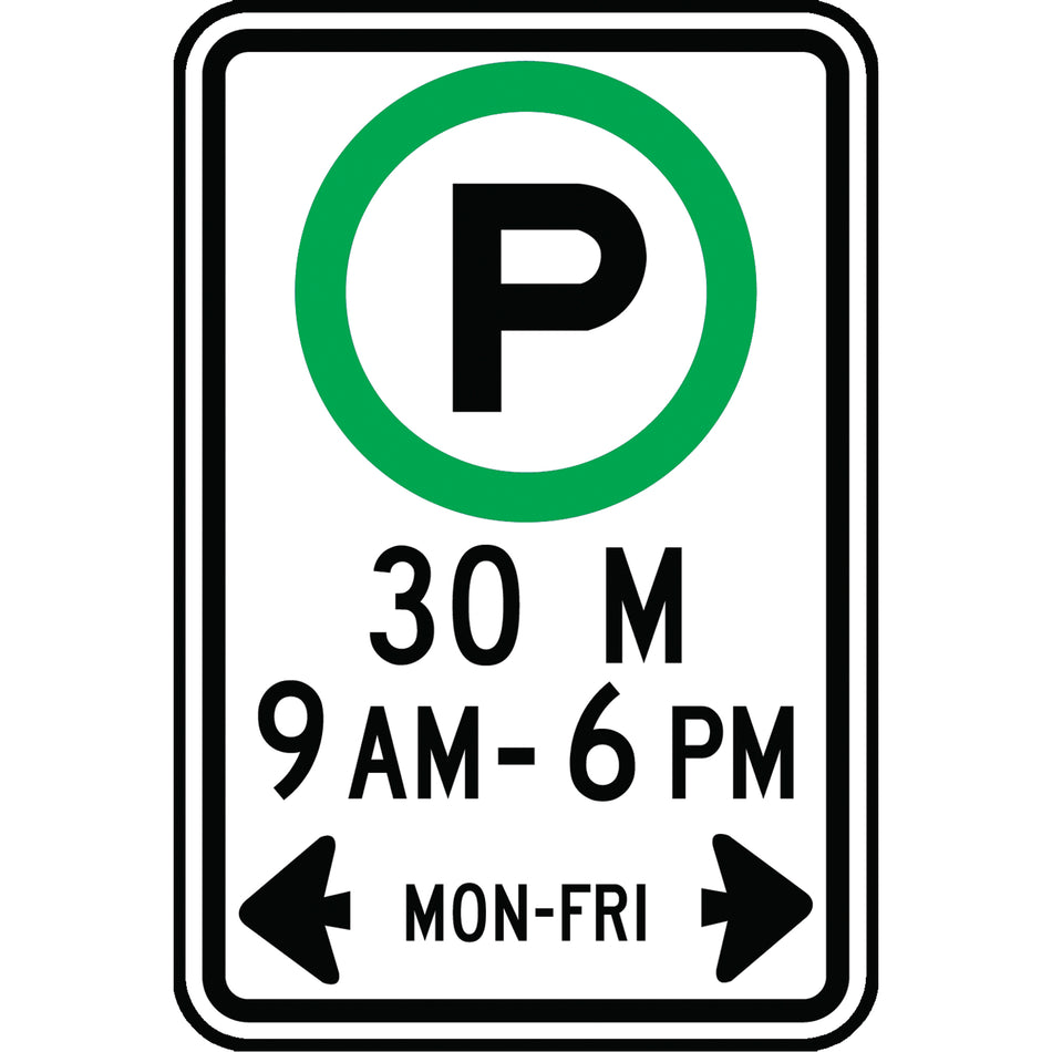 Parking Hours Sign - SAX521