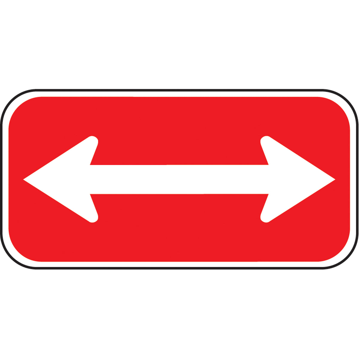 Double-Ended Arrow Parking Sign - SAX525