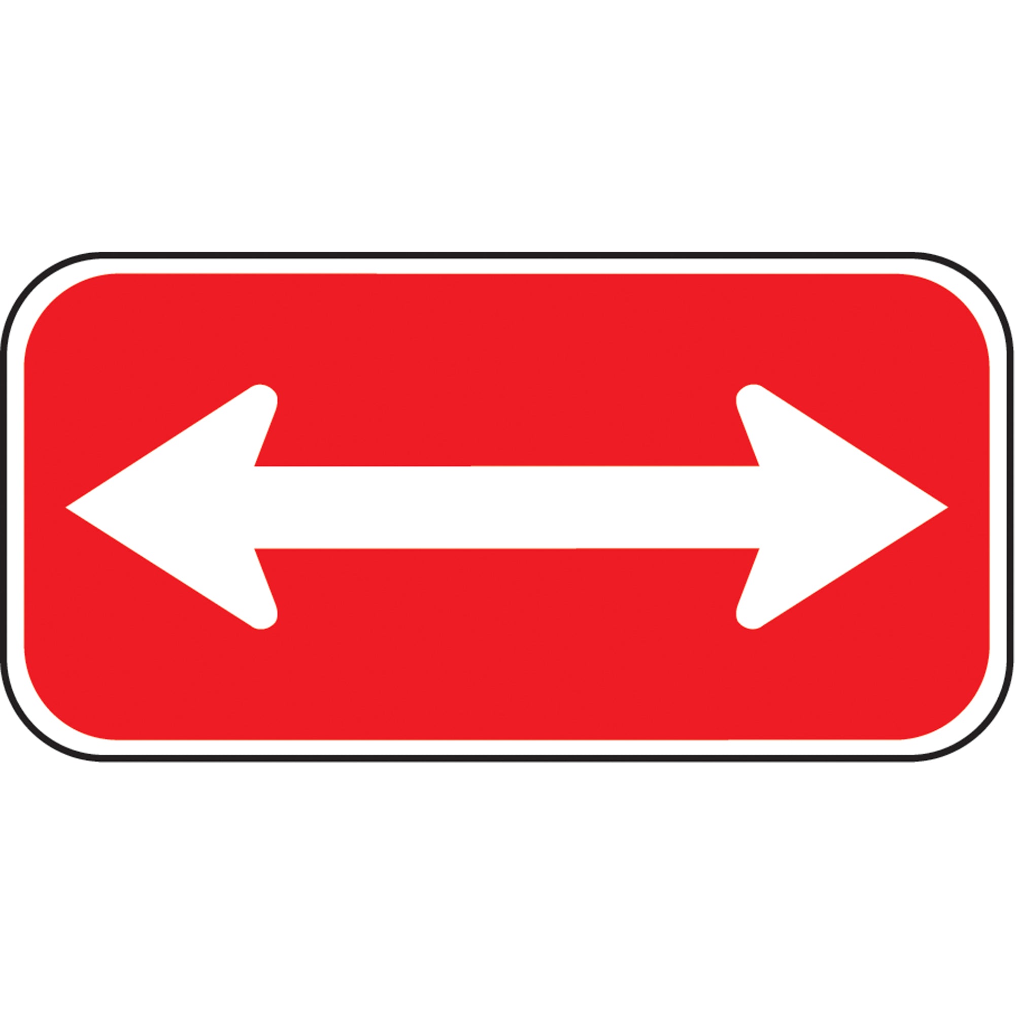 Double-Ended Arrow Parking Sign - SAX525