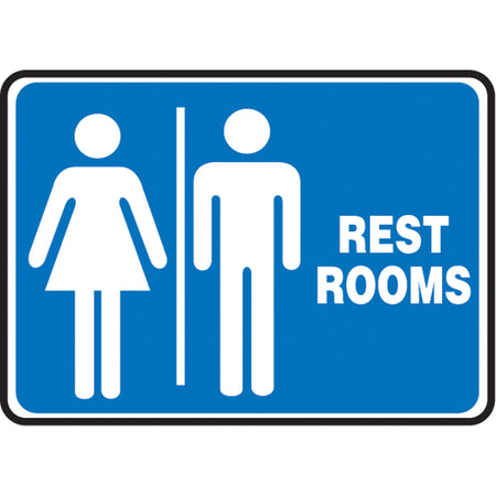 ""Rest Rooms"" Sign - SAX651