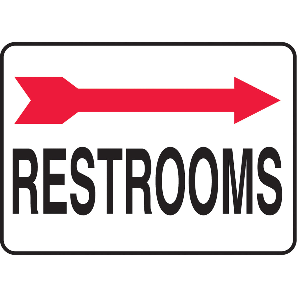 ""Restrooms"" Sign - SEA511