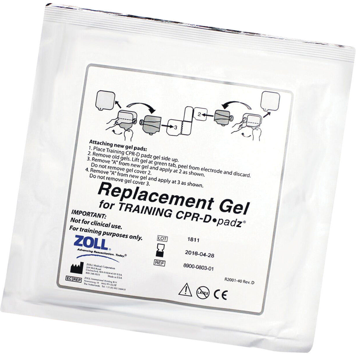 Training CPR-D-Padz® Replacement Adhesive Gels - SAX744