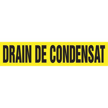 Snap Tite™ ""Drain de Condensat"" Pipe Marker - SAZ251