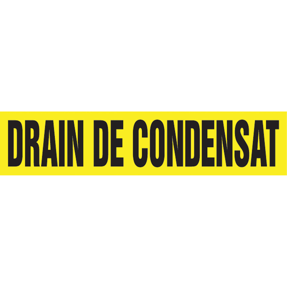Snap Tite™ ""Drain de Condensat"" Pipe Marker - SAZ251