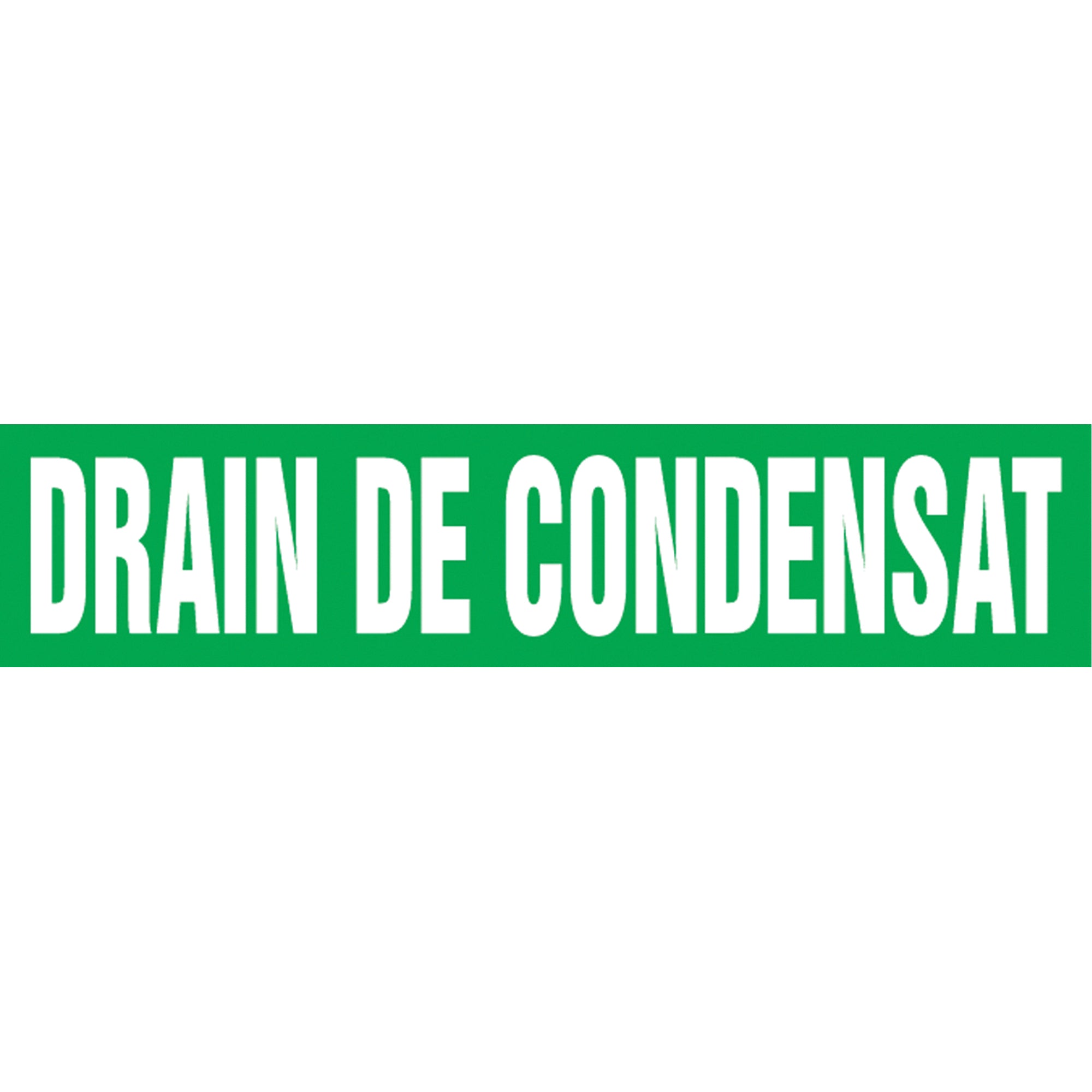 ""Drain de Condensat"" Pipe Marker - SAH181