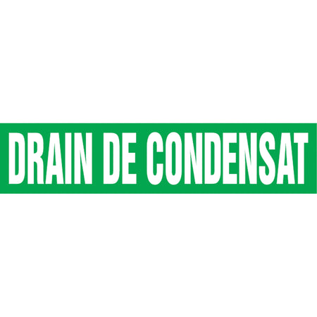 ""Drain de Condensat"" Pipe Marker - SAH181