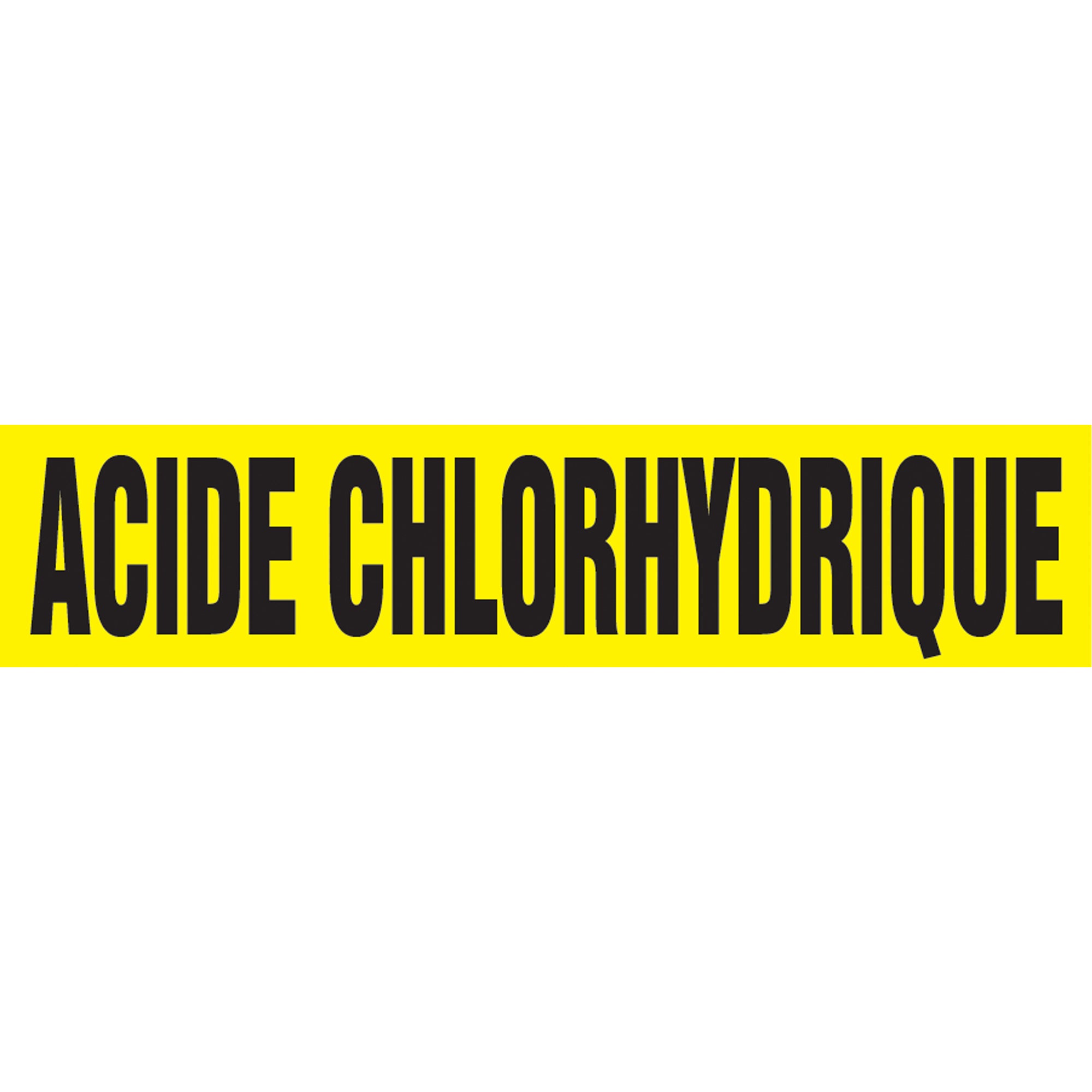 Snap Tite™ ""Acide Chlorhydrique"" Pipe Marker - SAZ086