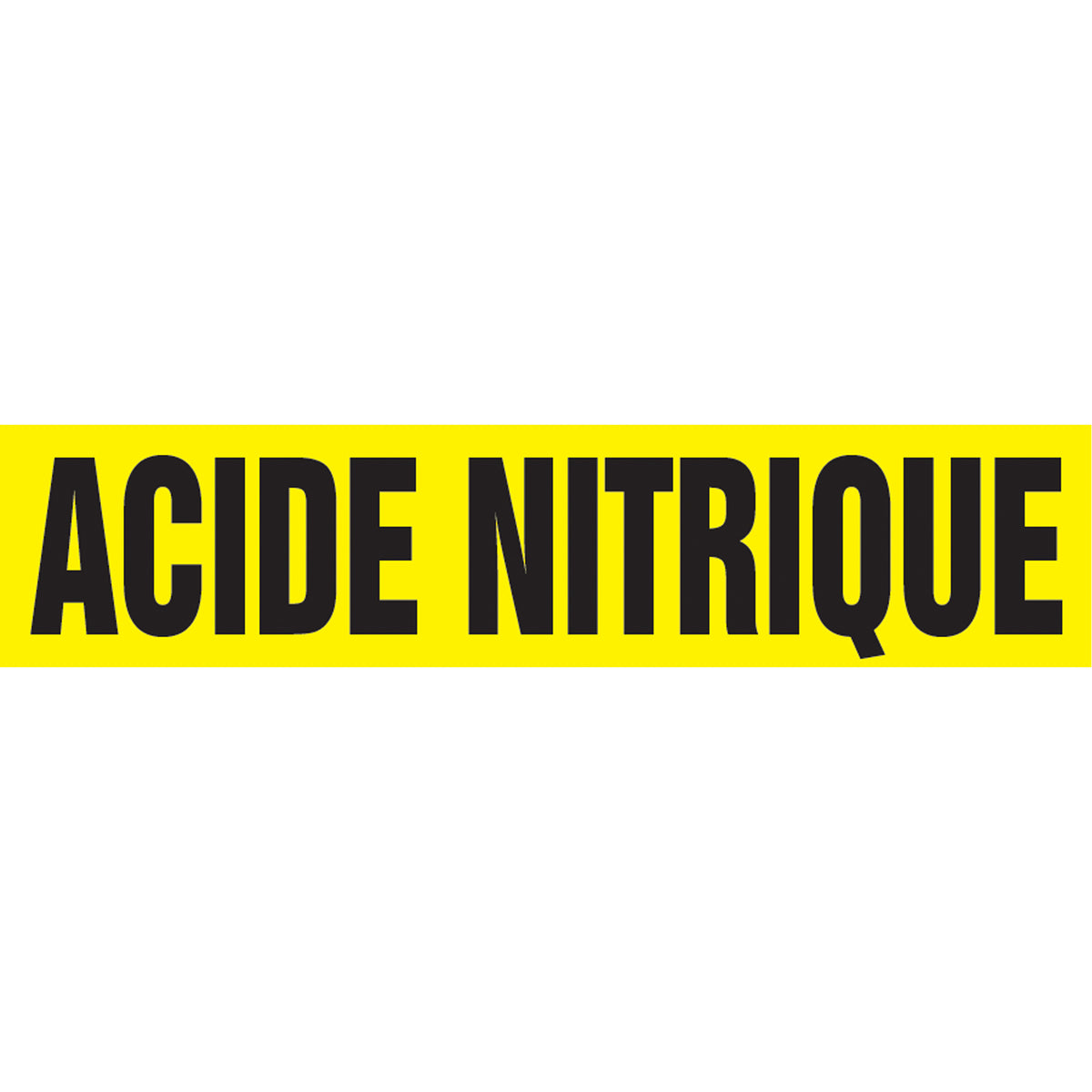 ""Acid Nitrique"" Pipe Marker - SAH020