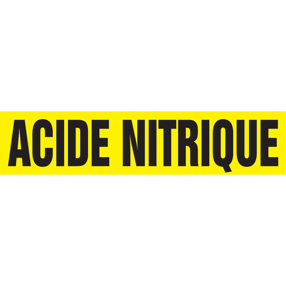 Snap Tite™ ""Acide Nitrique"" Pipe Marker - SAZ091
