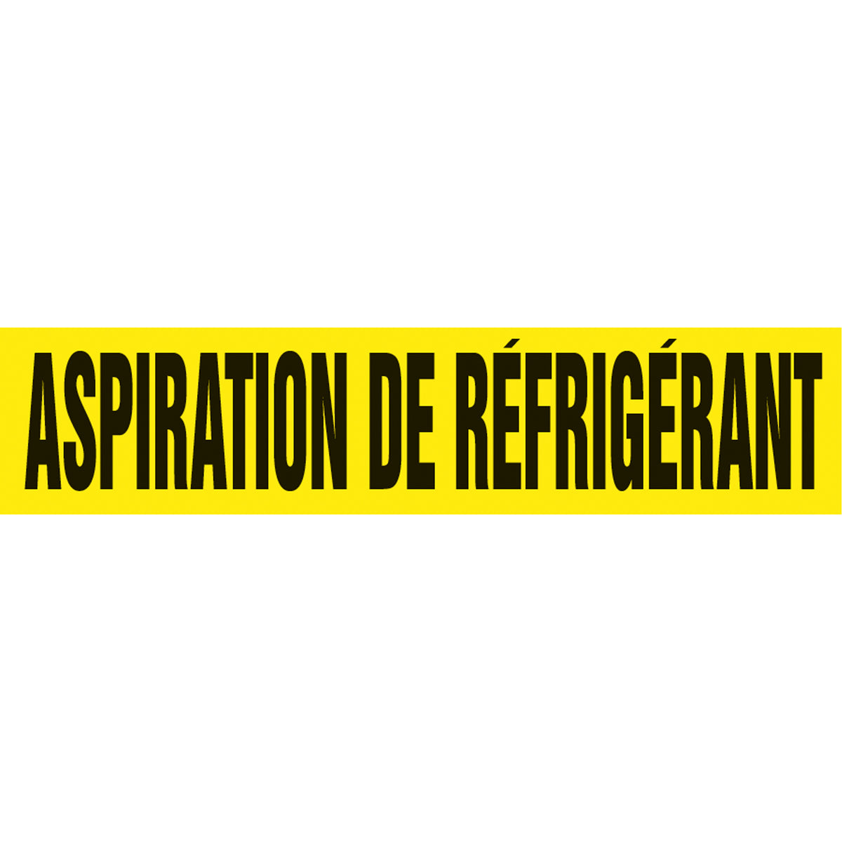 ""Aspiration de Réfrigérant"" Pipe Marker - SAH115