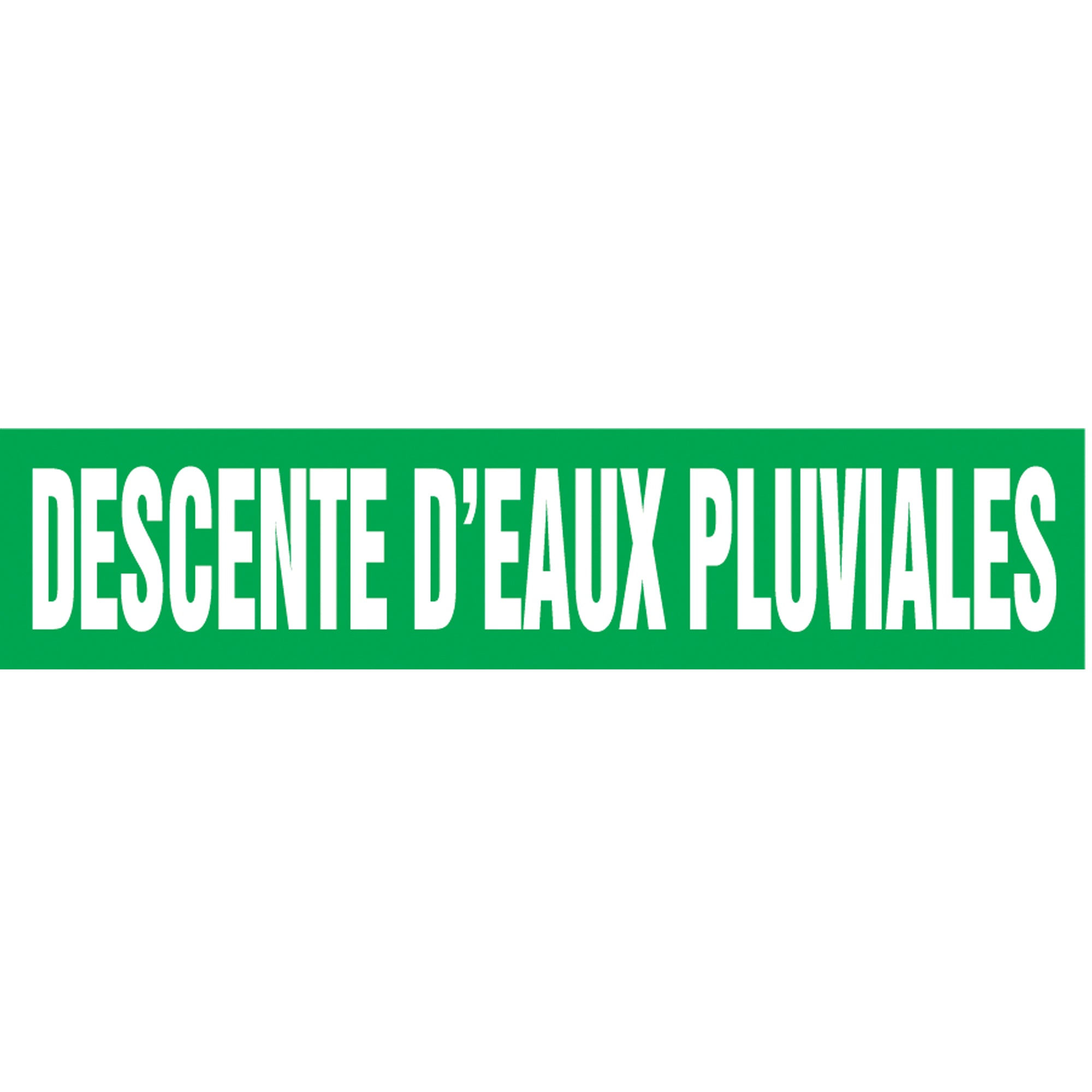 ""Descente d'Eaux Pluviales"" Pipe Markers - SQ530
