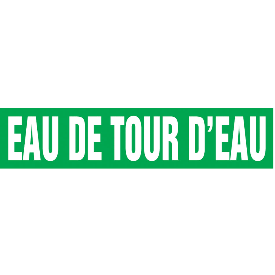 ""Eau de Tour d'Eau"" Pipe Markers - SQ638