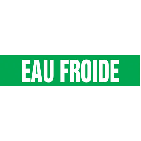 ""Eau Froide"" Pipe Markers - SQ656