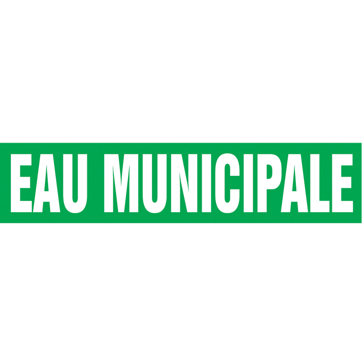 ""Eau Municipale"" Pipe Markers - SQ667