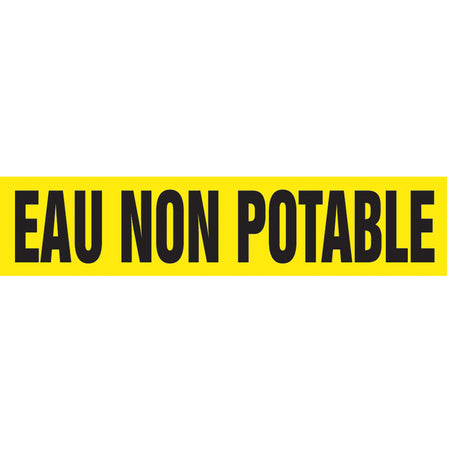 ""Eau Non Potable"" Pipe Marker - SAH241