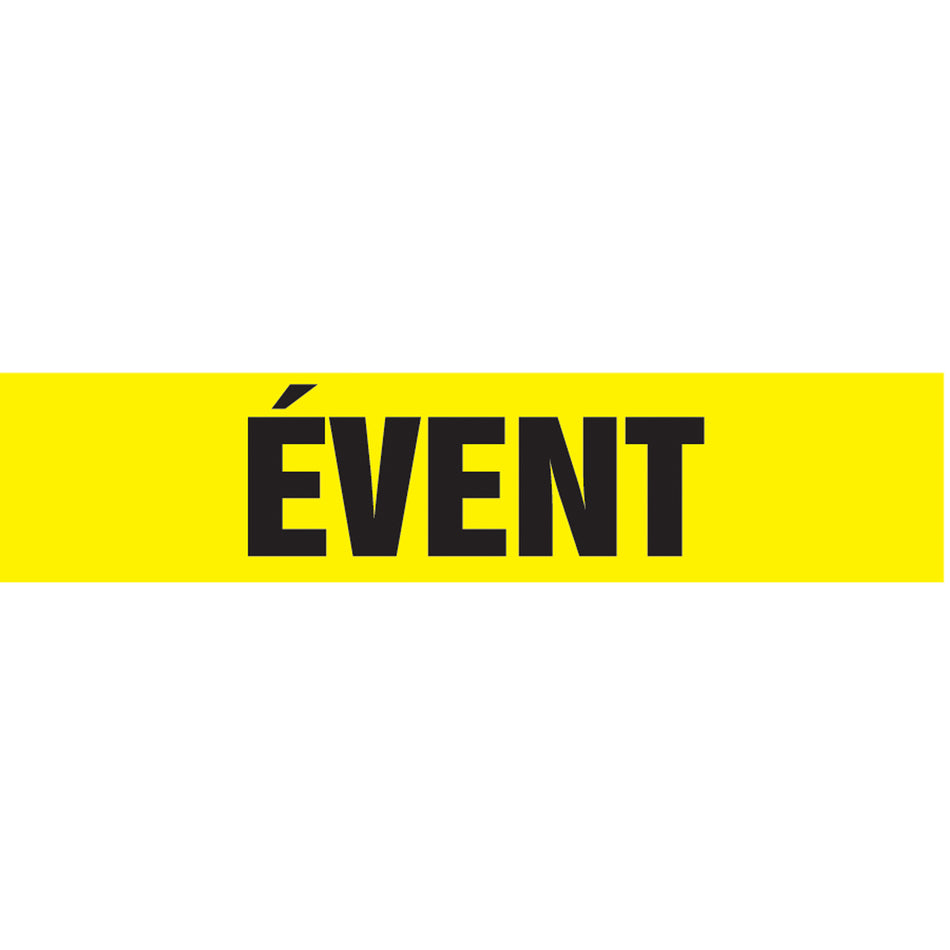 Snap Tite™ ""Évent"" Pipe Marker - SAZ351