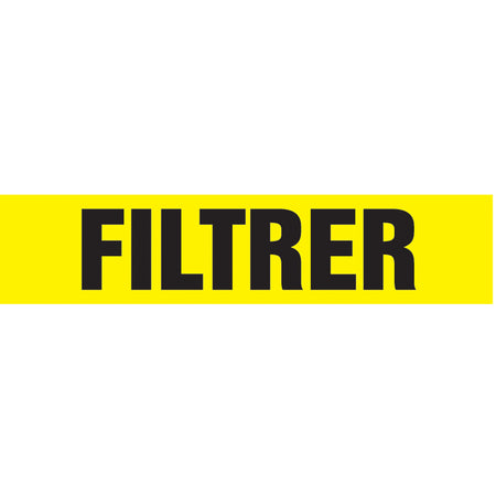""Filtrer"" Pipe Markers - SQ740