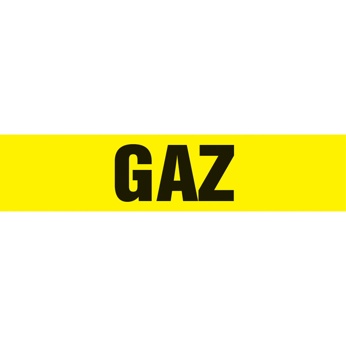 ""Gaz"" Pipe Marker - SAZ021