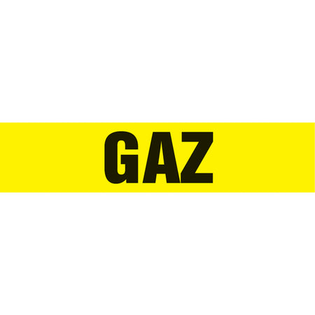 ""Gaz"" Pipe Marker - SAZ021