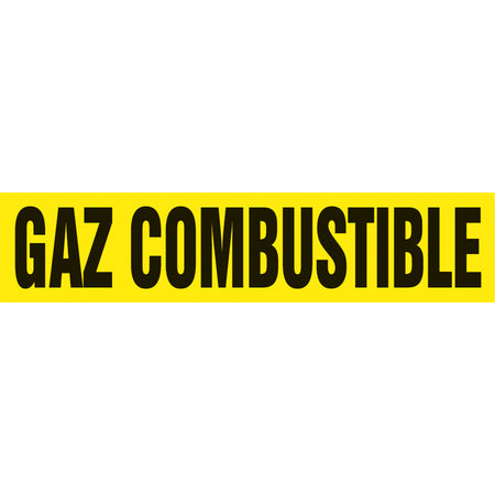 Snap Tite™ ""Gaz Combustible"" Pipe Marker - SAZ386