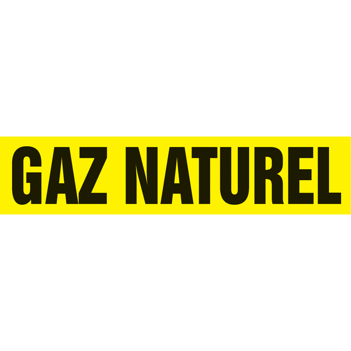 Snap Tite™ ""Gaz Naturel"" Pipe Marker - SAZ391