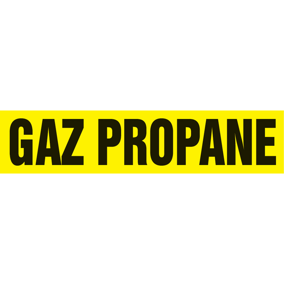 ""Gaz Propane"" Pipe Markers - SQ781