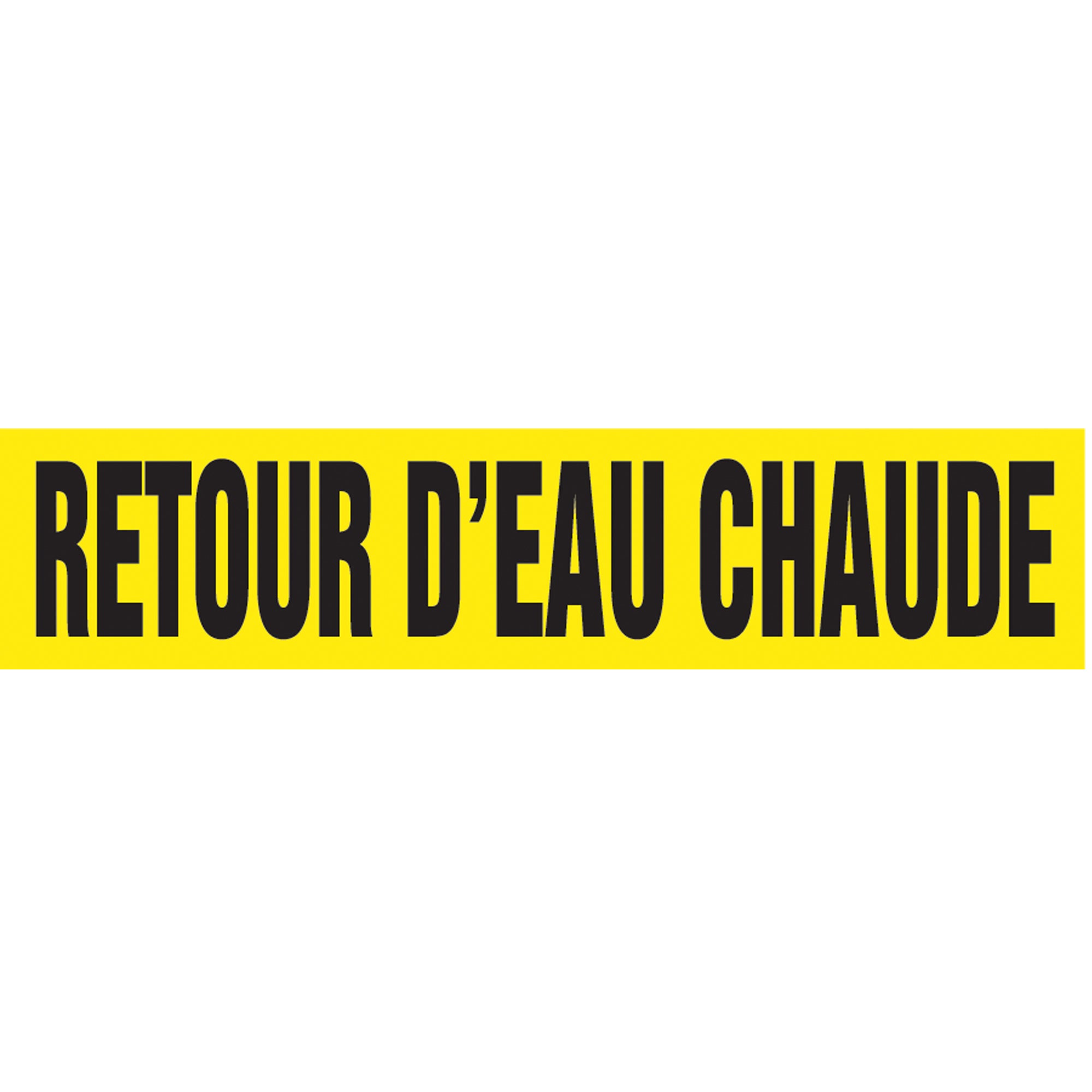 ""Retour d'Eau Chaude"" Pipe Marker - SAZ049