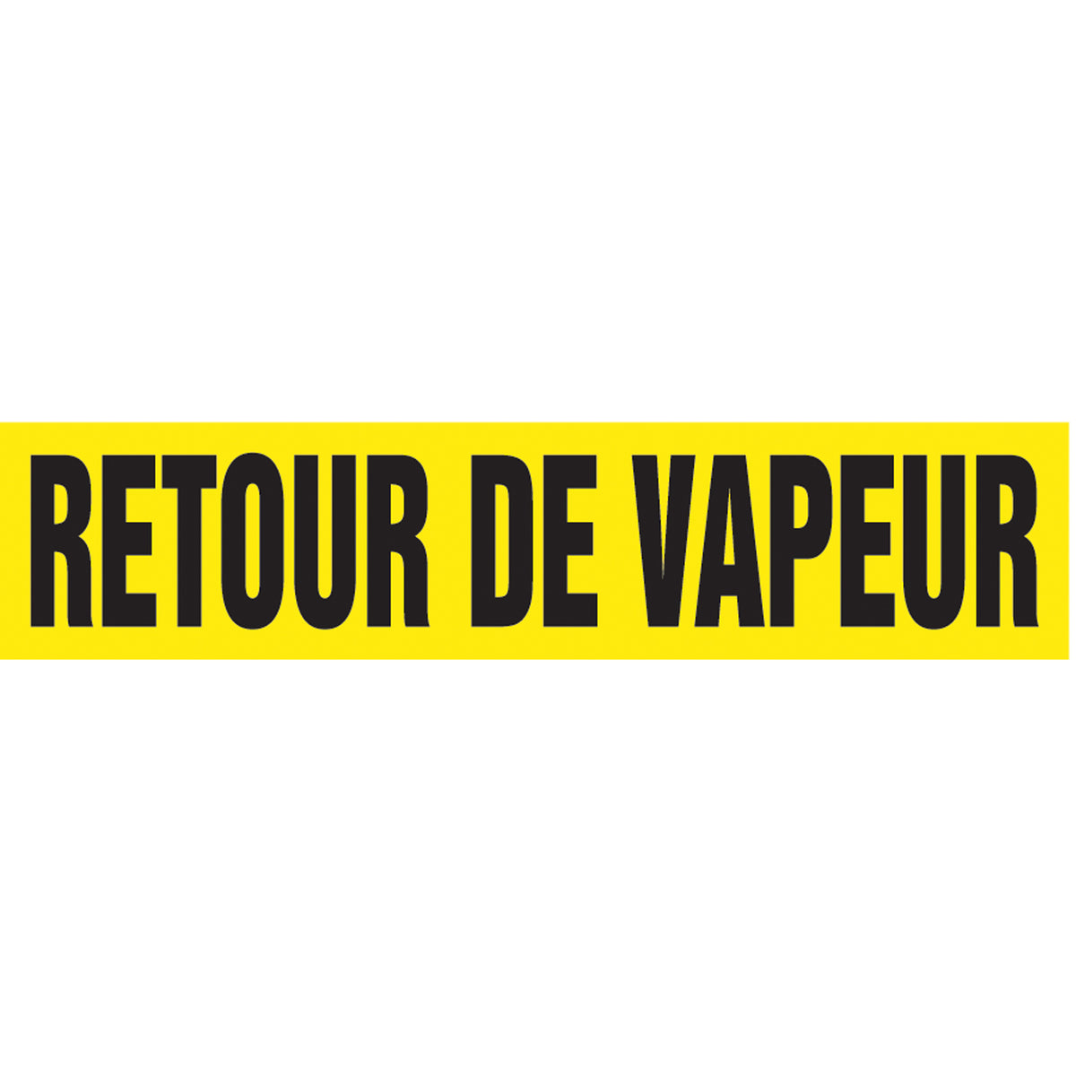 ""Retour de Vapeur"" Pipe Marker - SAH394