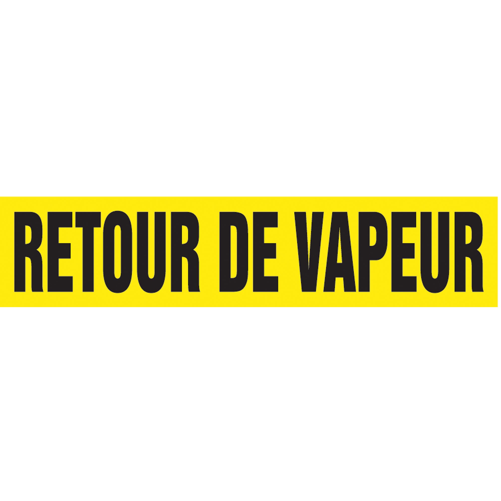 Snap Tite™ ""Retour de Vapeur"" Pipe Marker - SAZ491