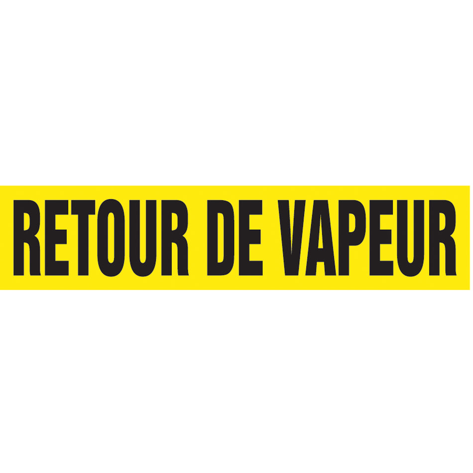Snap Tite™ ""Retour de Vapeur"" Pipe Marker - SAZ491