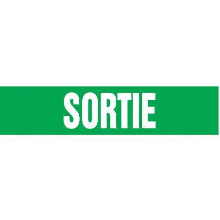 ""Sortie"" Pipe Marker - SAH407