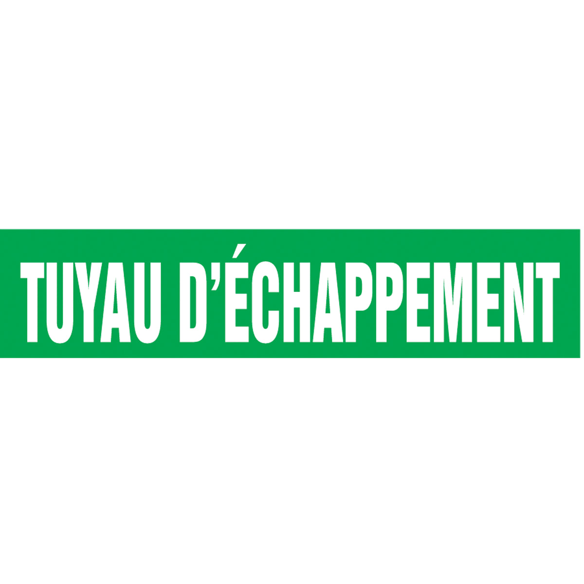 ""Tuyau d'Échappement"" Pipe Marker - SAH424