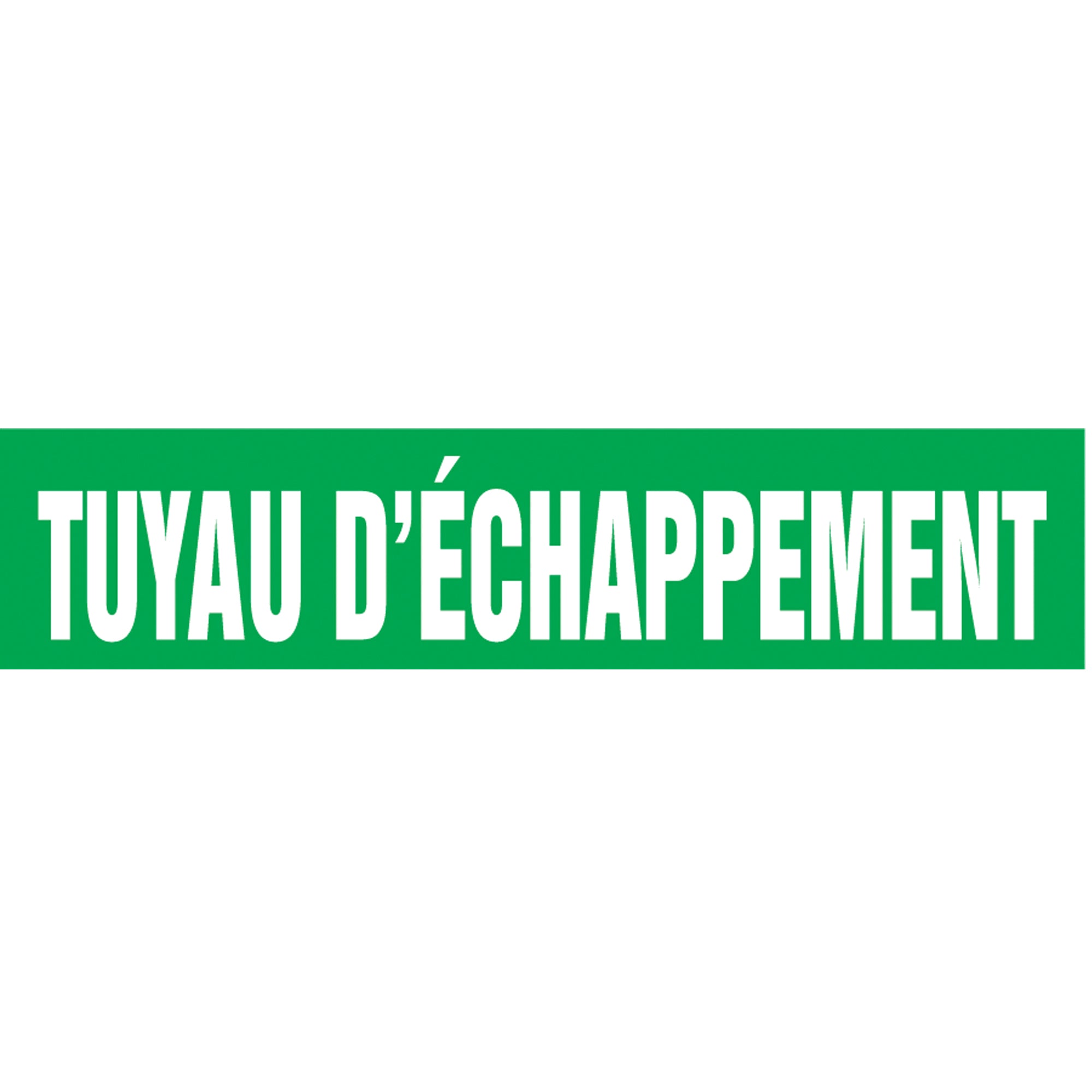 ""Tuyau d'Échappement"" Pipe Marker - SAH424