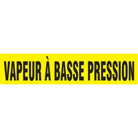 ""Vapeur À Basse Pression"" Pipe Markers - SR010