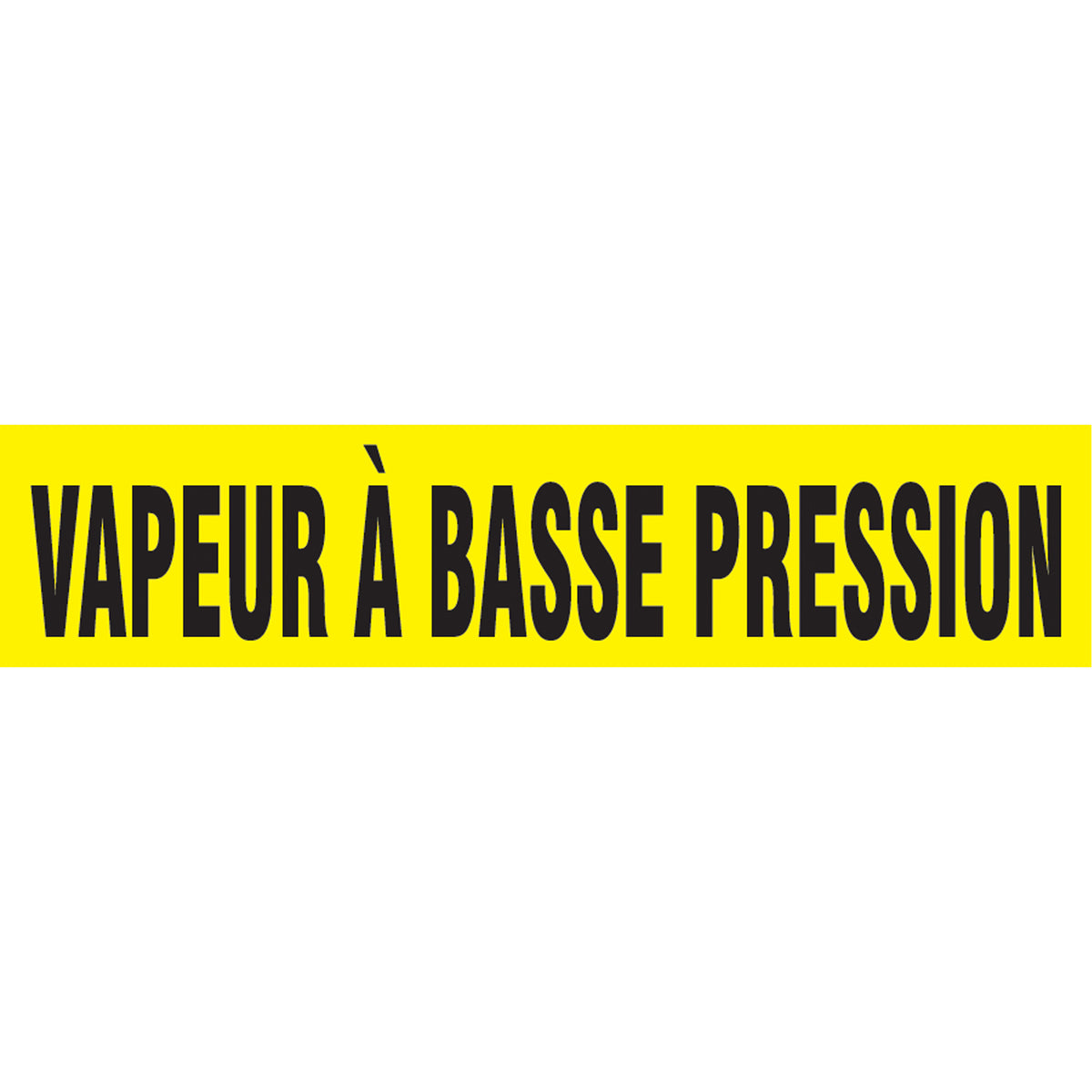 Snap Tite™ ""Vapeur À Basse Pression"" Pipe Markers - SAZ521