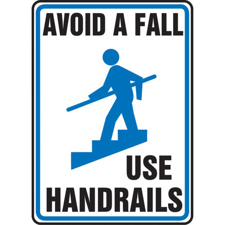 ""Use Handrails"" Sign - SBB439