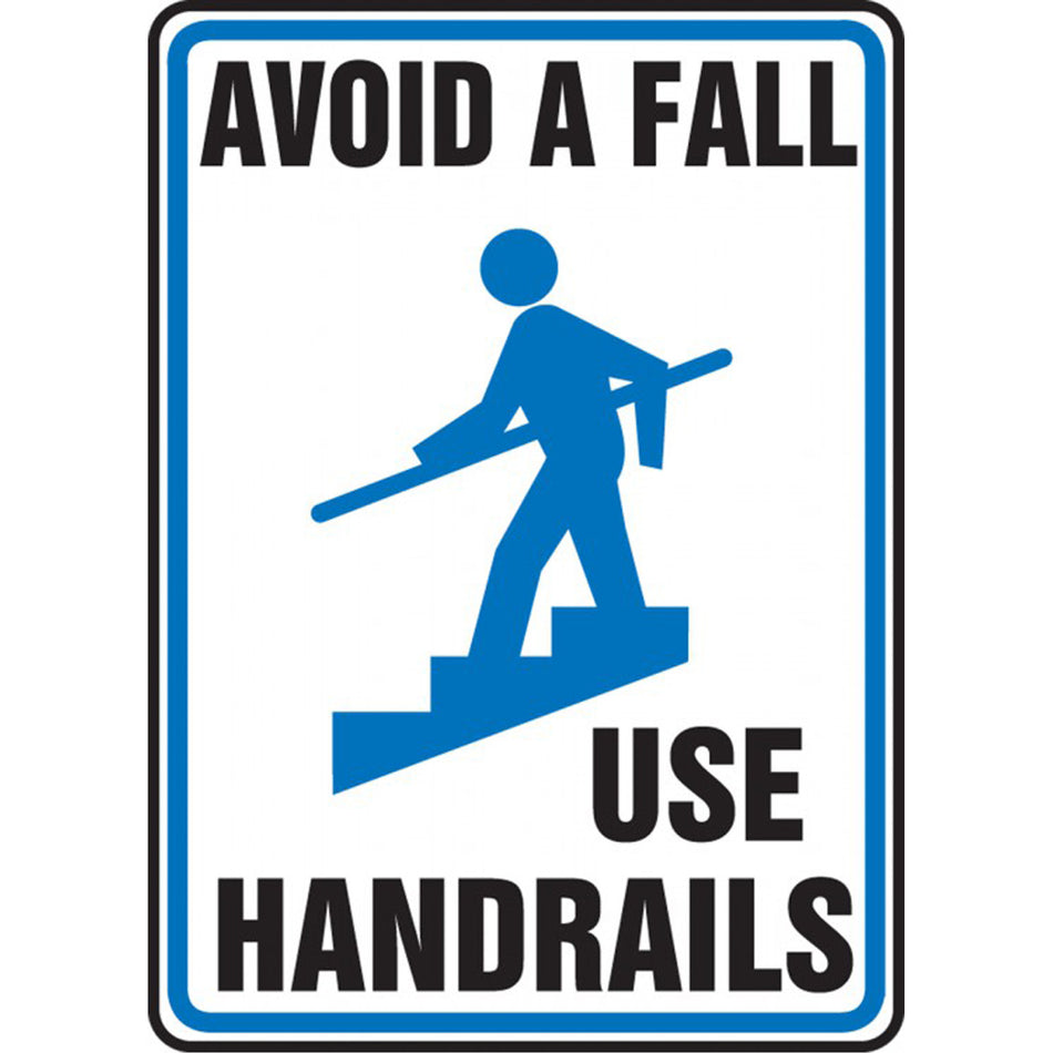 ""Use Handrails"" Sign - SBB439