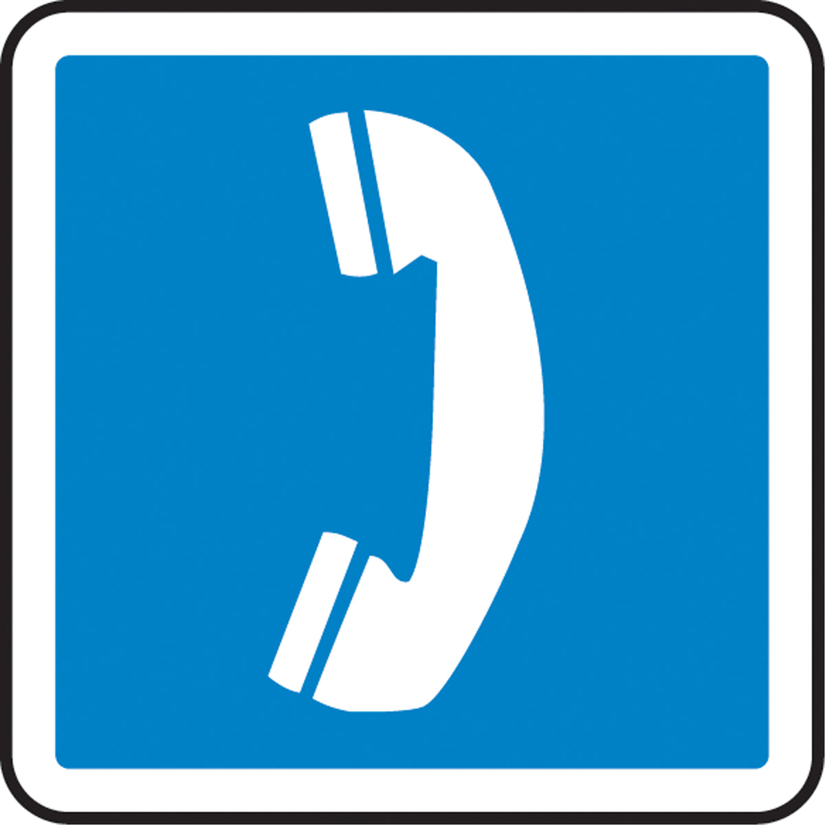 Telephone CSA Standard Safety Sign - SAW820
