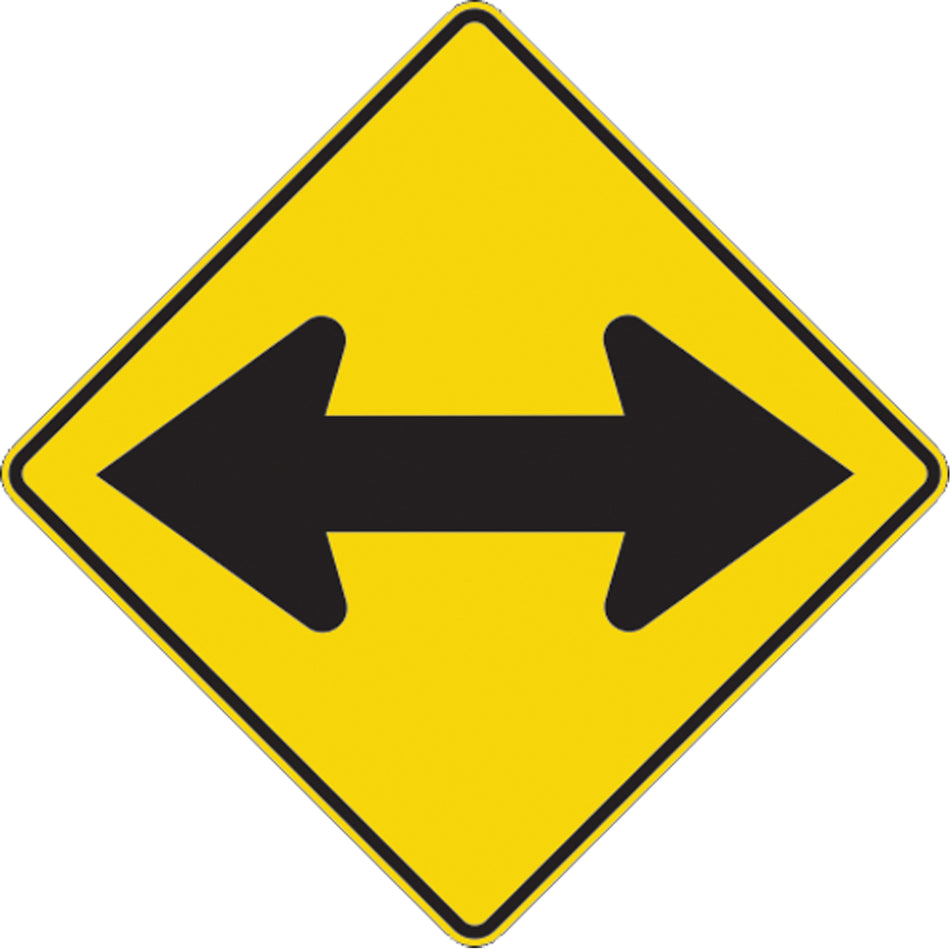 Two-Way Arrow Traffic Sign - SD269