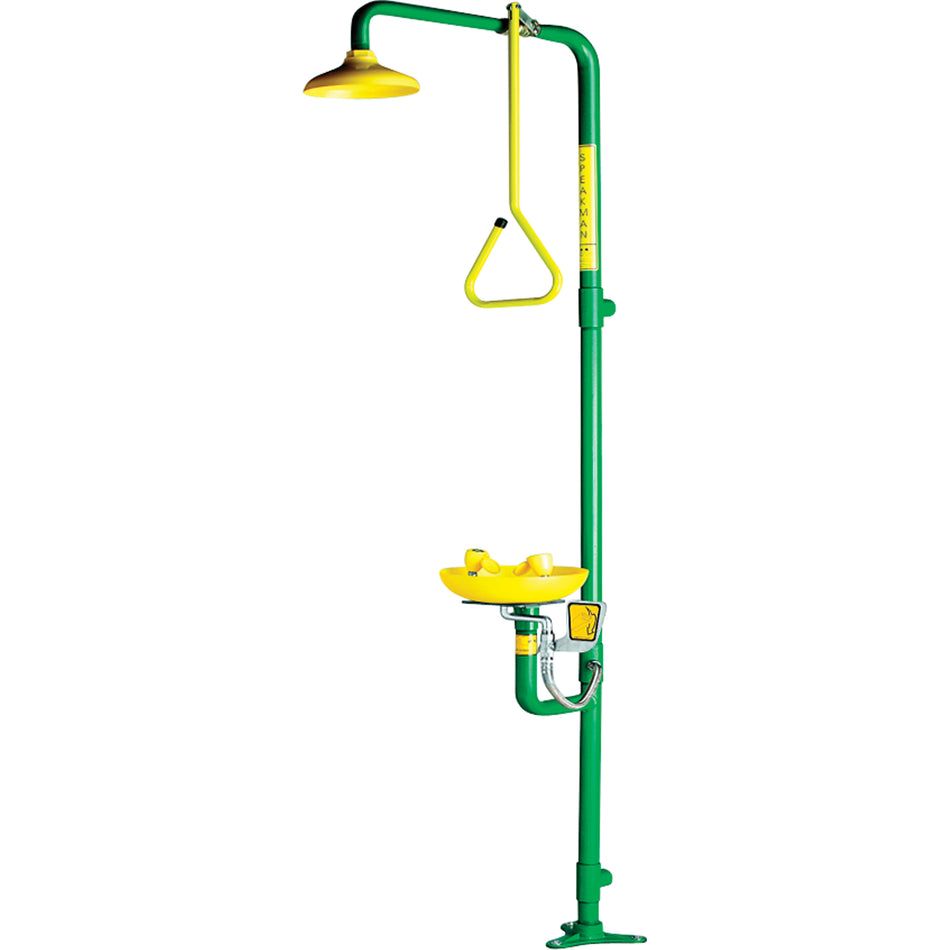 Safe-T-Zone® Aerated Combination Shower & Eyewash - SD548
