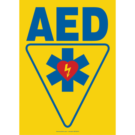 AED Sign - SBC849
