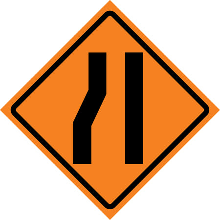 Merge Right Roll-Up Traffic Sign - SDP361