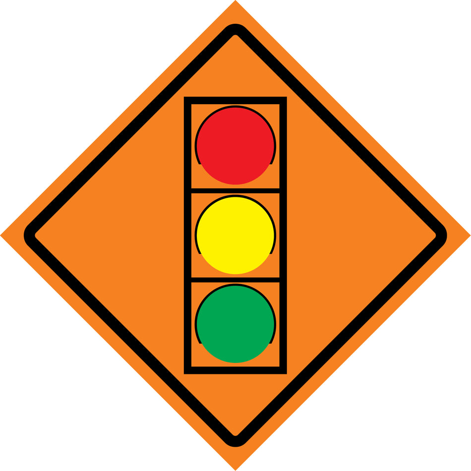 Stop Light Roll-Up Traffic Sign - SDP374