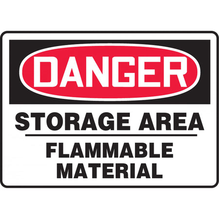 ""Storage Area Flammable Material"" Sign - SDS668