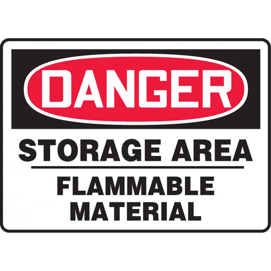 ""Storage Area Flammable Material"" Sign - SDS668