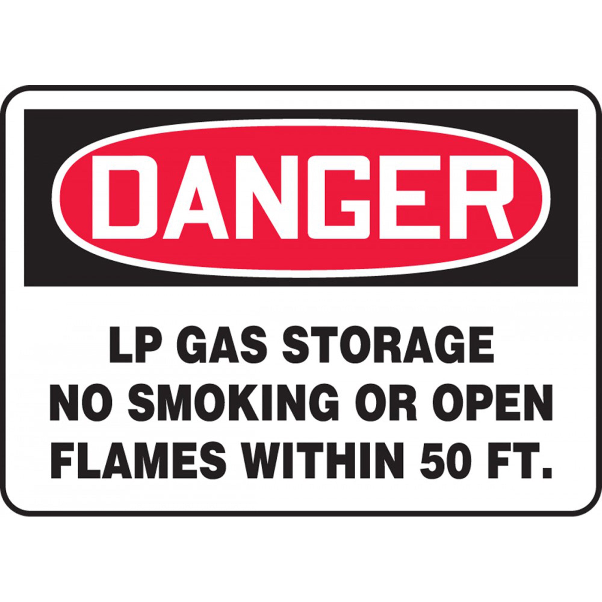 ""LP Gas Storage"" Sign - SDS676