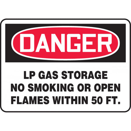 ""LP Gas Storage"" Sign - SDS676