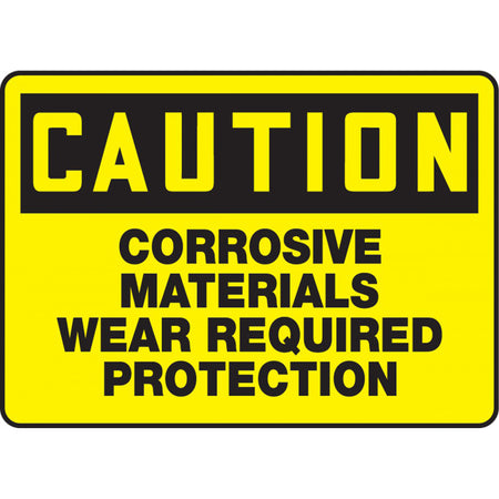 ""Corrosive Materials"" Sign - SDS678