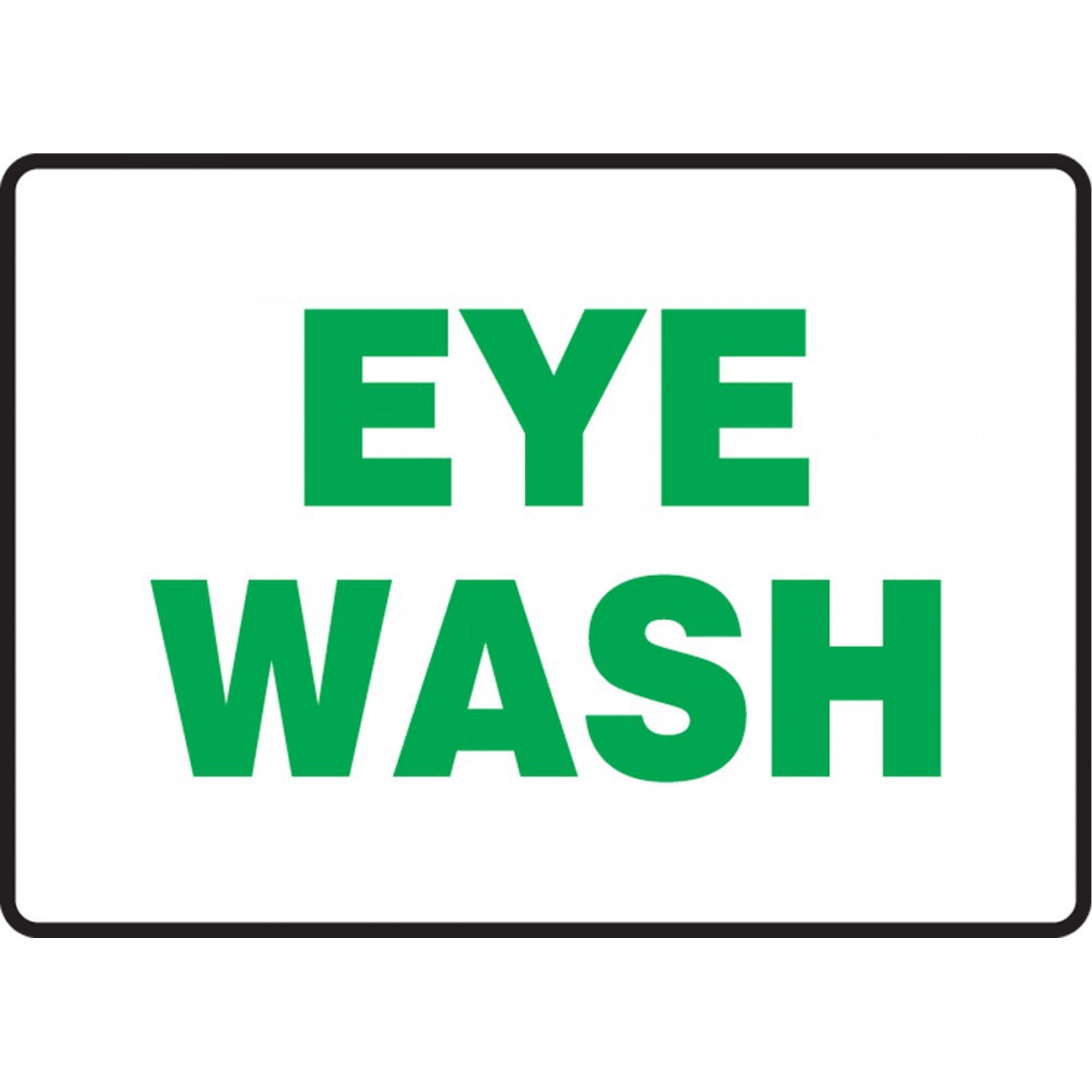 ""Eye Wash"" Sign - SDS700